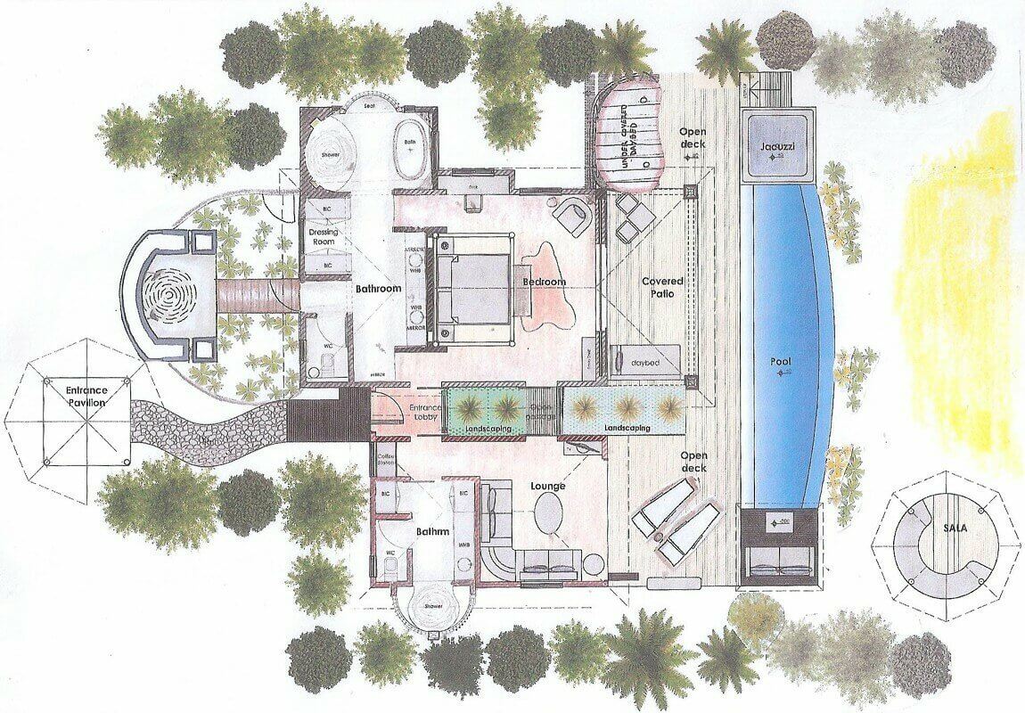 Royal Beach Villa room layout