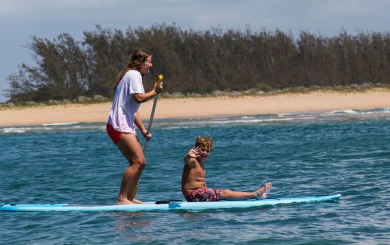 Stand up paddle boarding at Machangulo