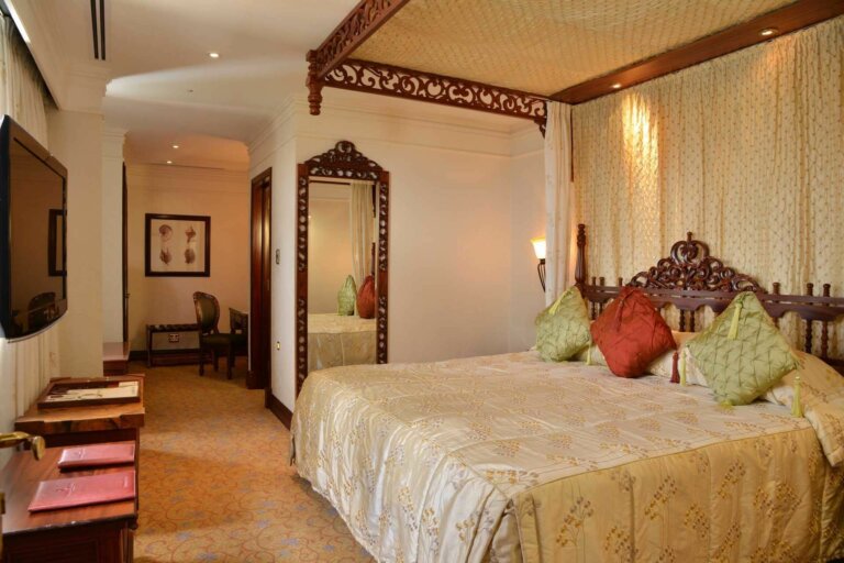 bedroom interior of Polana Serena Hotel in Mozambique