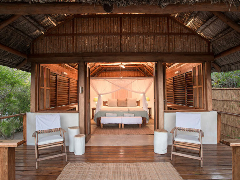 Bedroom interior view at Rio Azul Lodge