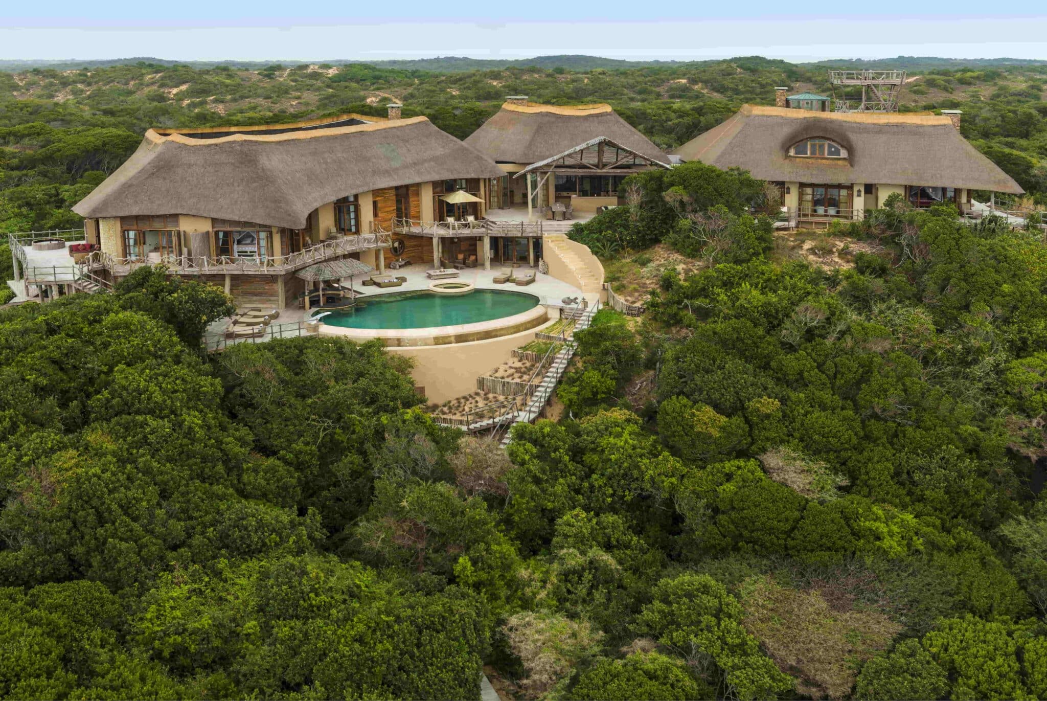 aerial view of Colina Verde in Santa Maria Mozambique