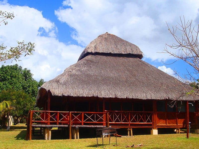 Large thatched building accommodation at Archipelago Resort in Mozambique