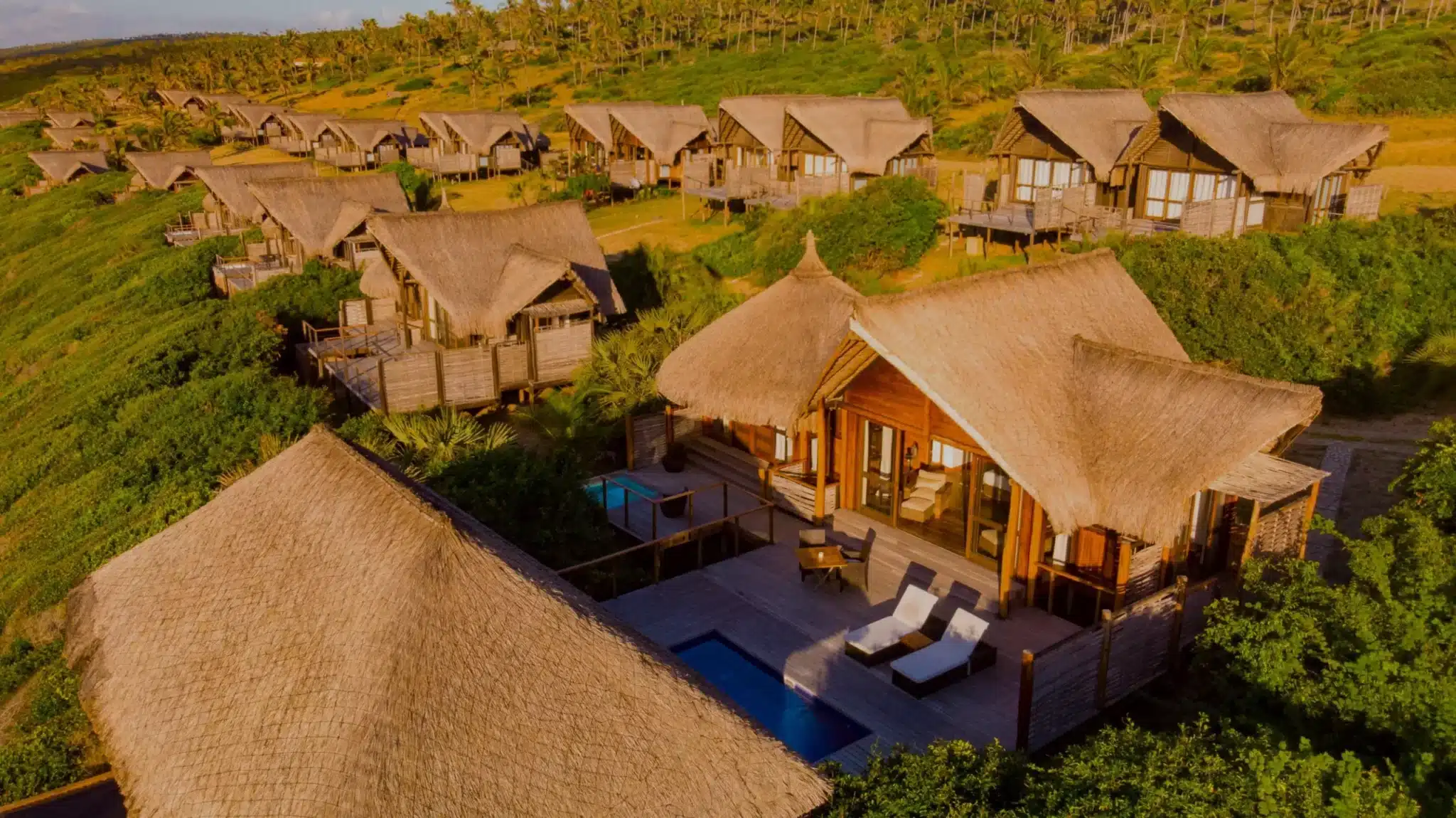 Massinga aerial view of the lodge