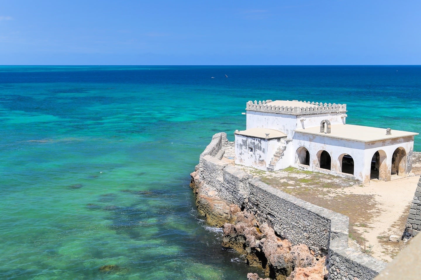 view from Ilha de Mozambique