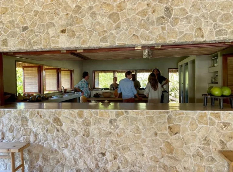 Kitchen interior of Sussurro lodge in Mozambique