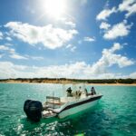 speed boat out at sea in mozambique