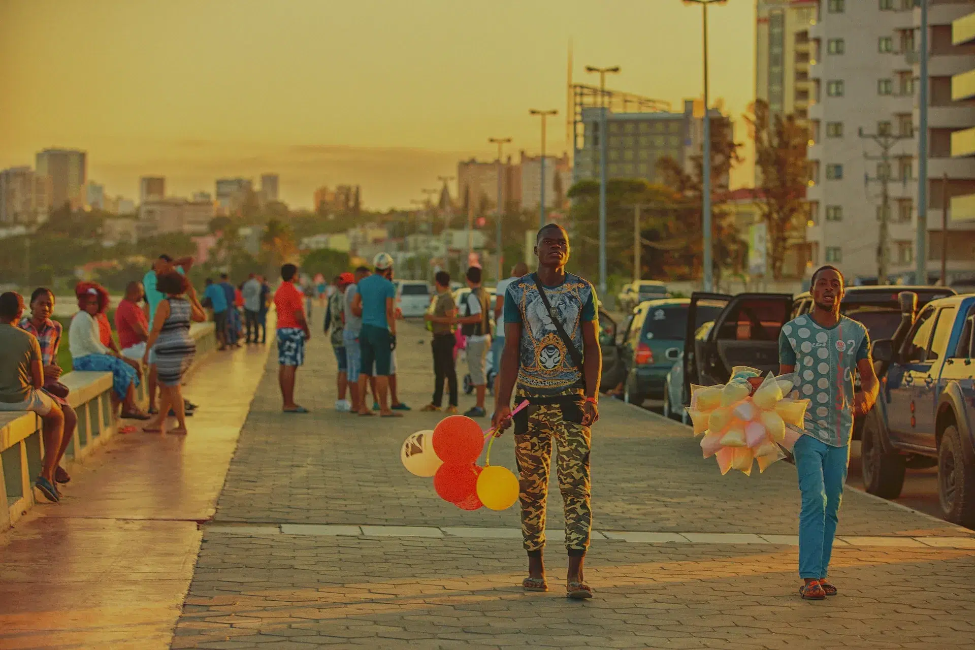 maputo streets in mozammbique